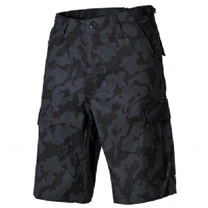 Pantaloni Corti Militari Night Camo