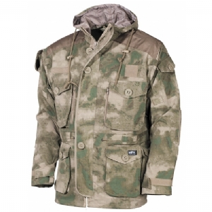 Giacca Militare Commando Smock Rip Stop A-Tacs FG