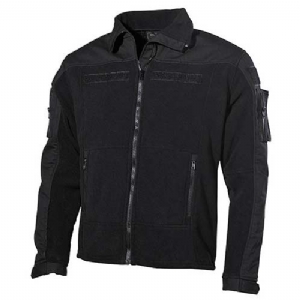 Giacca Tattica Pile Nera MFH
