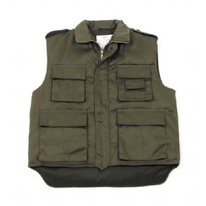 Gilet Trapuntato Multitasca OD Green
