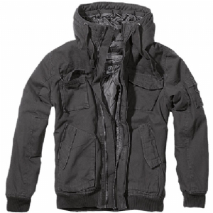 Giacca Bomber Bronx Nera - Brandit