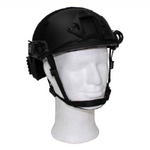 Elmetto Militare Fast in plastica Nero
