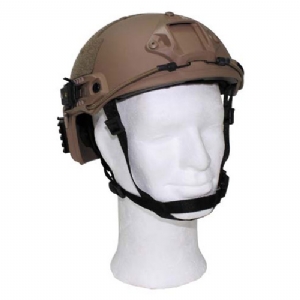 Elmetto Militare Fast in plastica Coyote Tan