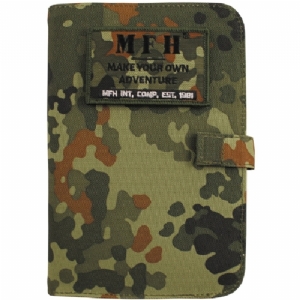 Notebook Miltare A6 ad anelli Flecktarn - MFH