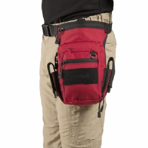 Marsupio Cosciale Militare Max-S 2.0 Rosso - Pentagon