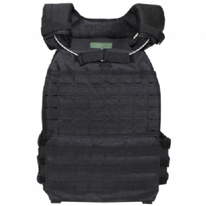 Gilet Tattico MOLLE Lasercut Nero - MFH