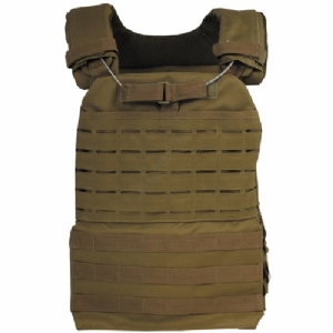 Gilet Tattico MOLLE Lasercut Tan - MFH