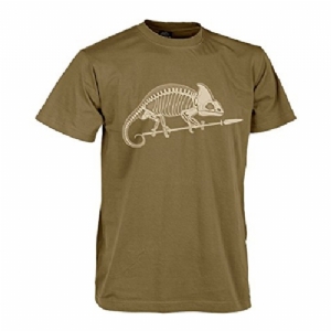 T-Shirt Chameleon Skeleton Tan - Helikon Tex