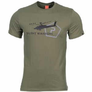 T-Shirt in Cotone Helicopter OD Green - Pentagon