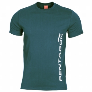 T-Shirt Ageron Pentagon Vertical Petrol Blue - Pentagon