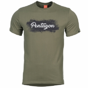 T-Shirt Ageron Grunge OD Green - Pentagon
