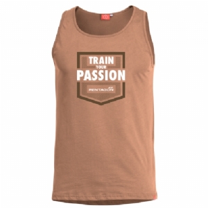 Canottiera Astir Train Your Passion Tan - Pentagon