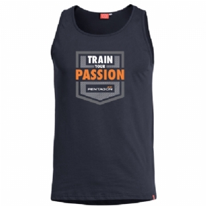 Canottiera Astir Train Your Passion Nera - Pentagon