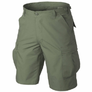 Pantaloni BDU Shorts Rip Stop Olive Green - Helikon Tex