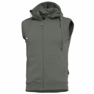 Gilet Felpato con Cappuccio Thespis Grindle Green - Pentagon
