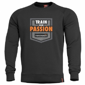 Felpa Hawk Train Your Passion Nera - Pentagon
