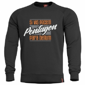 Felpa Hawk Si Vis Pacem Nera - Pentagon