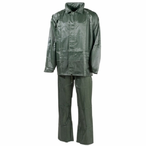 Tuta Antipioggia con Cappuccio OD Green - MFH