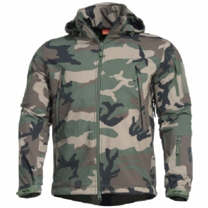Giacca Militare Softshell Artaxes Woodland - Pentagon