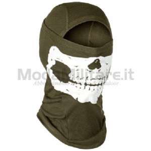 Balaclava MPS Death Head OD Green - Invader Gear