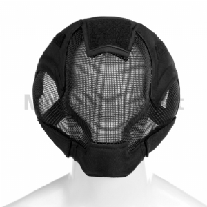 Maschera Protettiva per il Viso in Acciaio Nera - Invader Gear