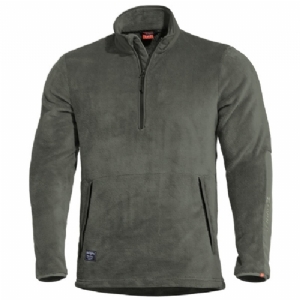 Felpa in Pile con Cerniera Grizzly Grindle Green - Pentagon