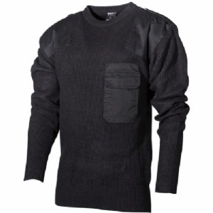 Maglione Militare Tedesco Nero - MFH