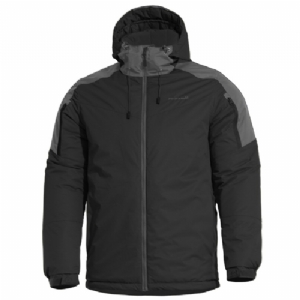 Parka Olympus con Cappuccio e Sacca di Compressione Nero - Pentagon