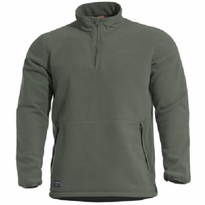 Felpa in Pile con Tasca Frontale Kedros Camo Green - Pentagon