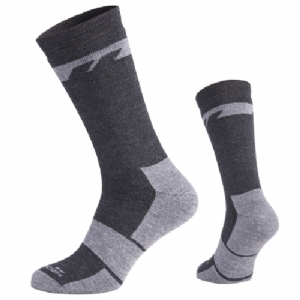 Calze Uomo Alpine Heavy in Lana Merino Cinder Grey - Pentagon