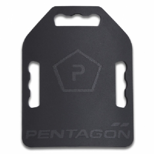 Piastre In Acciaio Con Maniglie Metallion™ Tac-Fitness 4 kg Nere - Pentagon