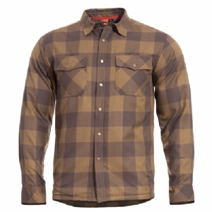 Giacca da Boscaiolo in Flanella Bliss Terra Brown - Pentagon