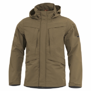 Parka Impermeabile con Cappuccio Hurricane Tan - Pentagon