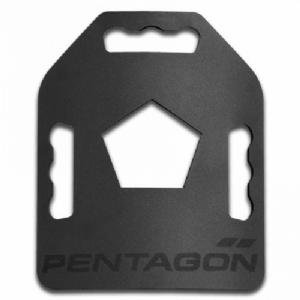 Piastre In Acciaio Con Maniglie Metallion™ Tac-Fitness 2,6 kg Nere - Pentagon