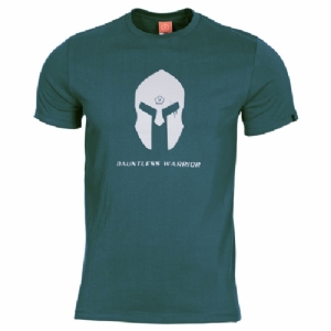 T-Shirt Ageron Spartan Helmet Petrol Blue - Pentagon