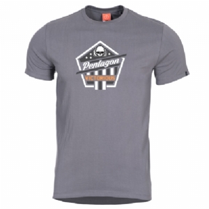T-Shirt in Cotone Victorious Wolf Grey - Pentagon
