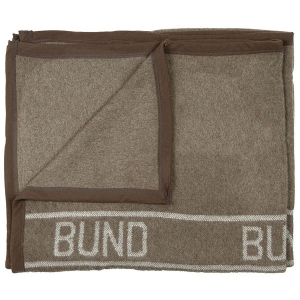 Coperta Militare in Lana Esercito Tedesco 220x130 cm Marrone