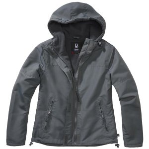 Giacca da Donna Windbreaker con Zip Antracite - Brandit