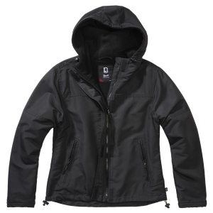 Giacca da Donna Windbreaker con Zip Nero - Brandit