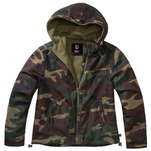 Giacca da Donna Windbreaker con Zip Woodland - Brandit