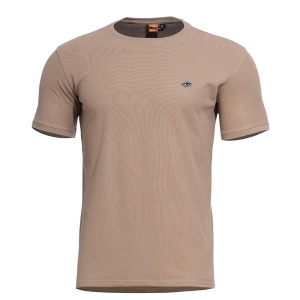 T-Shirt Henley Girocollo Levantes Tan Brown - Pentagon
