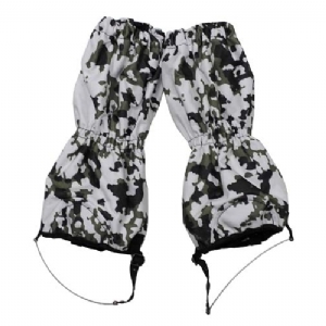 Ghette Snow Camo con Cerniera e Filo in Acciaio - MFH