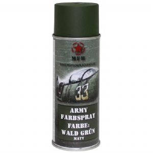 Vernice Militare Spray Bronze Green Mat, 400ml - MFH