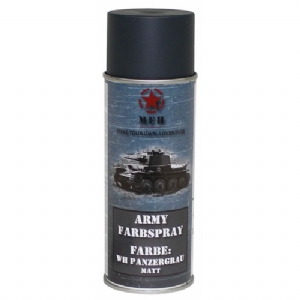 Vernice Militare Spray Tank Grey Mat, 400ml - MFH