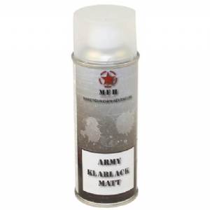 Vernice Militare Spray Trasparente Opaco, 400ml - MFH