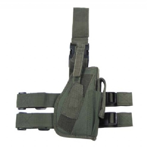 Fondina pistola Verde per gamba destra