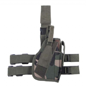 Fondina pistola woodland per gamba destra