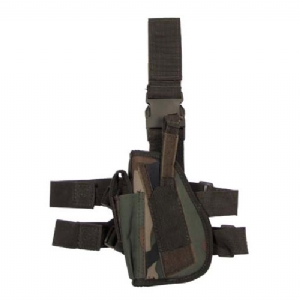 Fondina pistola woodland per gamba sinistra