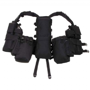 Gilet Tattico Multitasca Nero