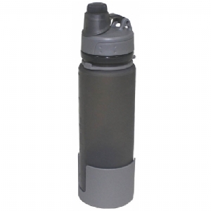 Thermos Militare Pieghevole Grigio in Silicone 0,5L - MFH